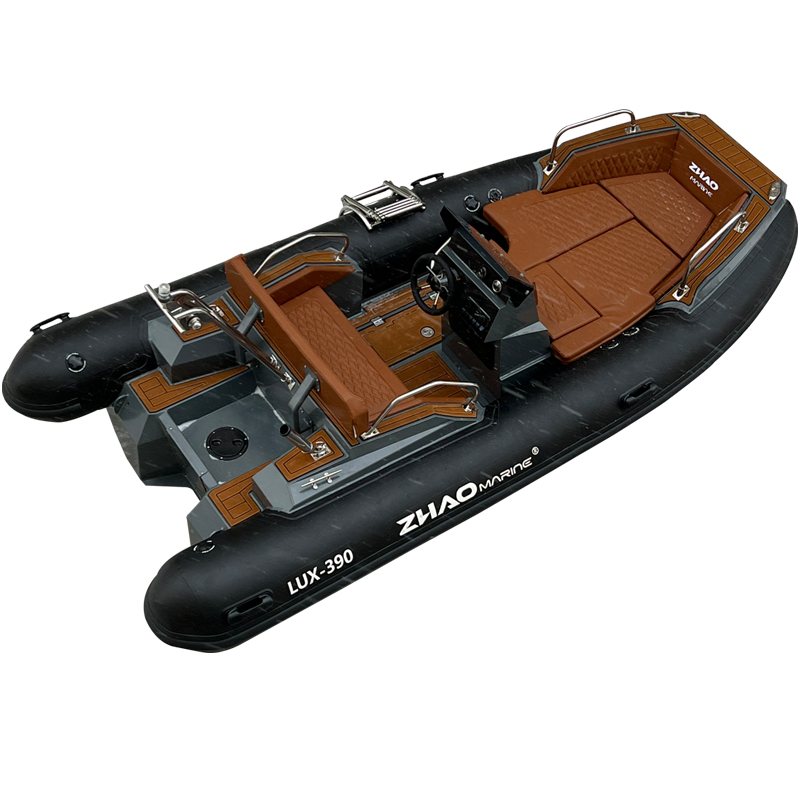Fishing Boat Aluminum - 13フィートLUXリブBoat390高速アルミ船体インフレータブルリブボート釣り用