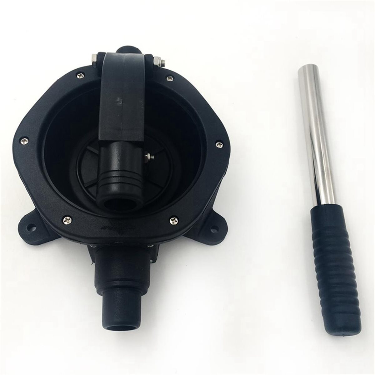 Fishing Boat Bilge Pump - 15 GPM 自動吸水式手動ビルジポンプ、廃水移送用、RV、釣り船用アクセサリー