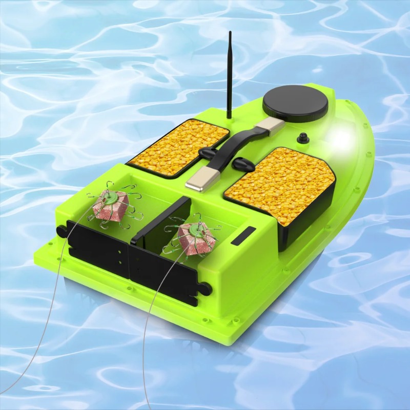 Fishing Boat Gps - D19 GPS RCベイトボート 600M 4つのホッパー 2kg