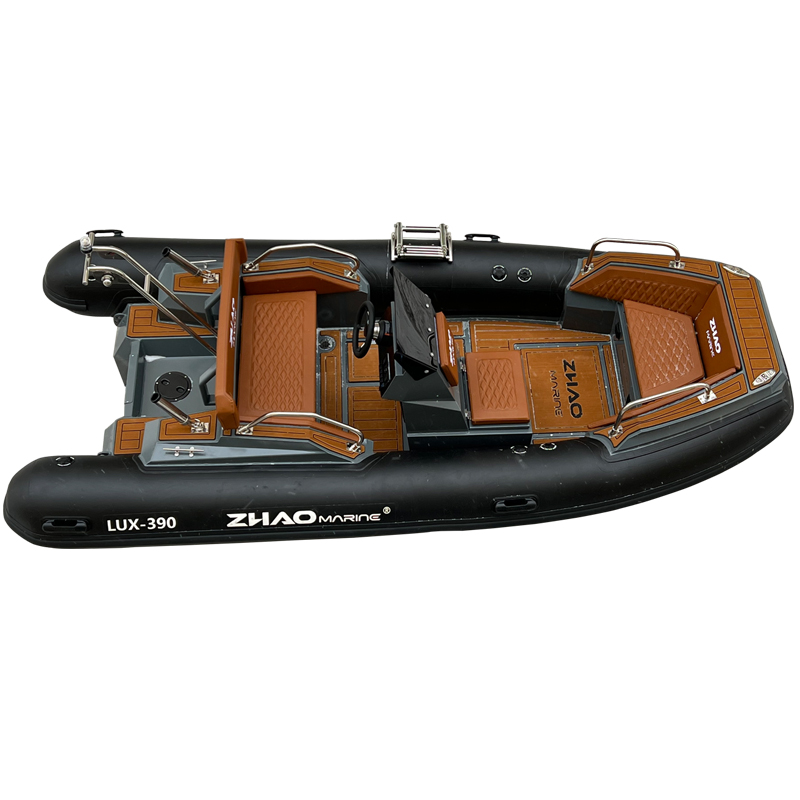 13フィートLUXリブBoat390高速アルミ船体インフレー - Fishing Boat Aluminum のレビューと価格