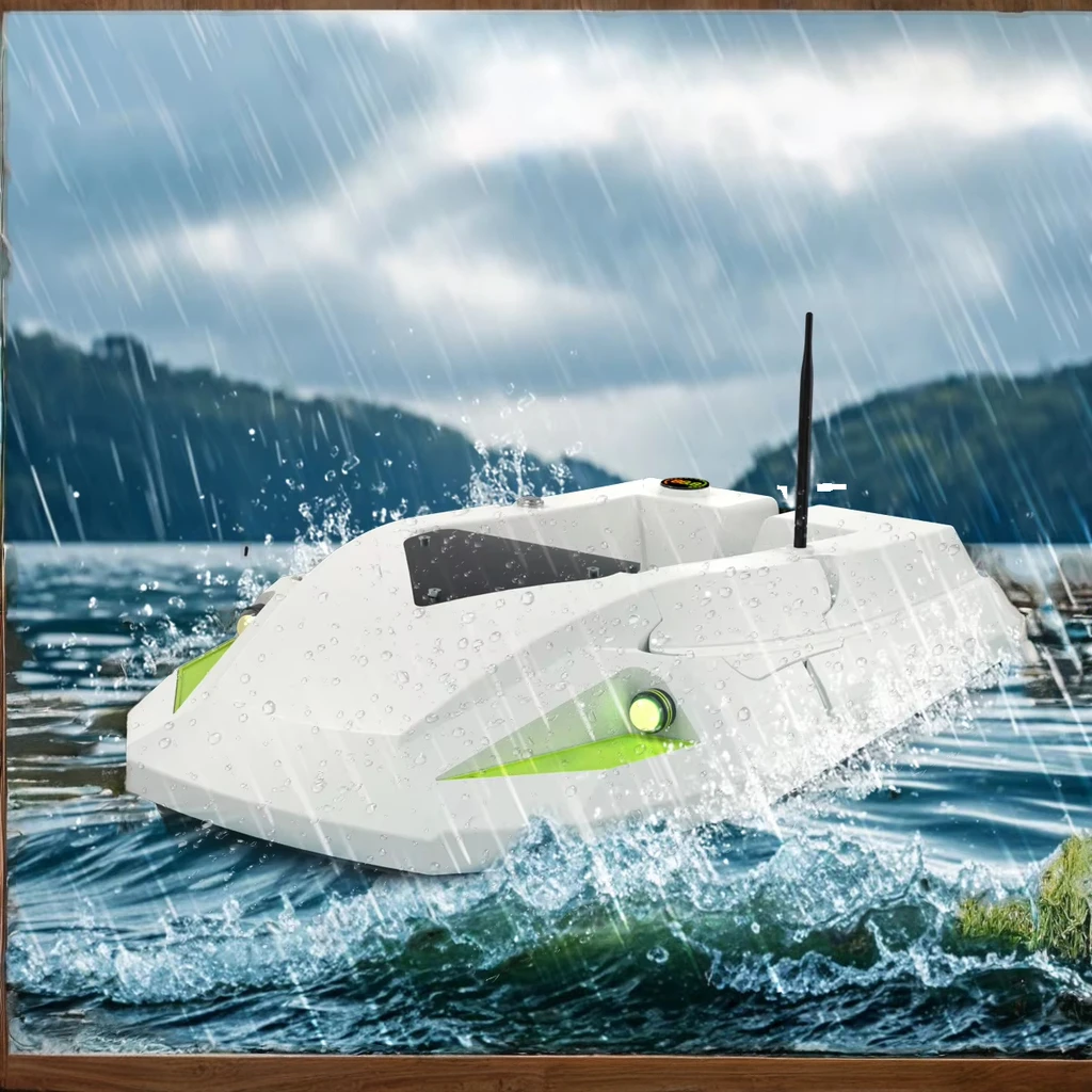 自動航行RCフィッシングベイトボートABSプラスチック100 - Fishing Boat Gps のレビューと価格