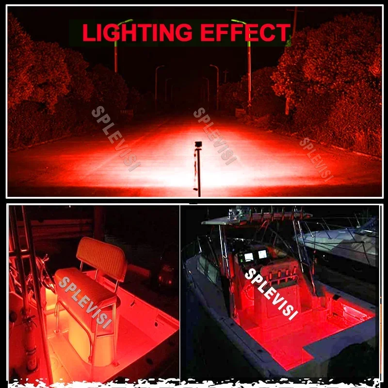 2x マリン LED ライト ナビゲーションライト レッドボ - Fishing Boat Navigation Light のレビューと価格