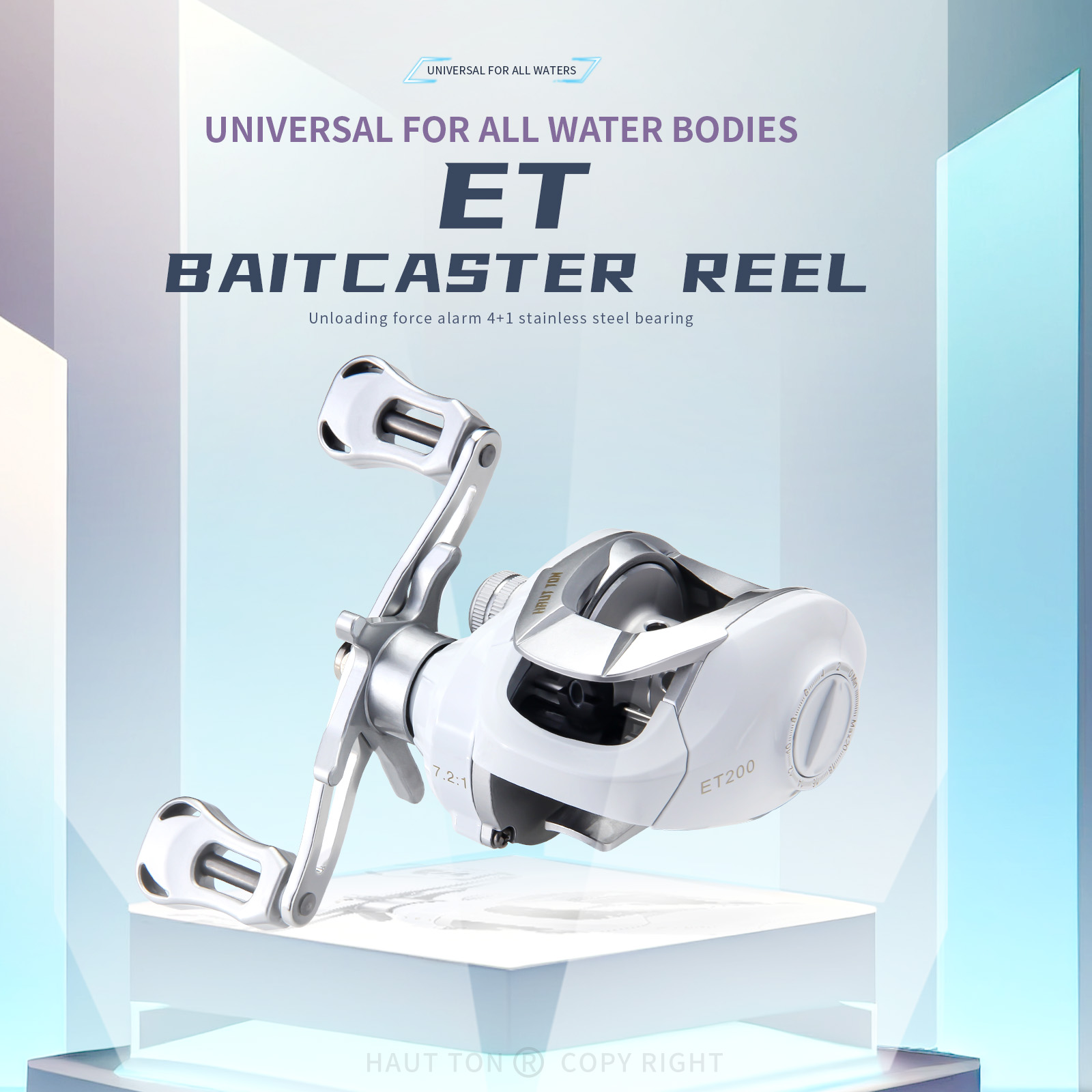 HAUT TON ET ベイトキャスターリール 4+1BB  - Kastking Reel Zephyr のレビューと価格