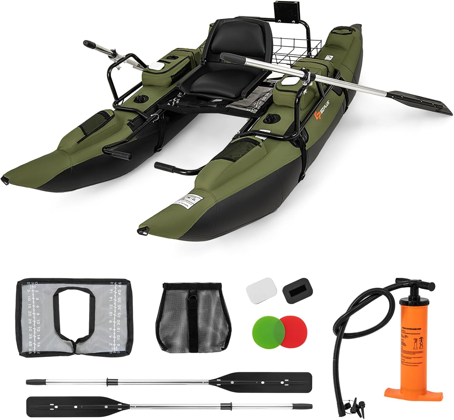 大人用インフレータブルベリーボート、折りたたみ式パッド入りシ - Fishing Boat Paddle のレビューと価格