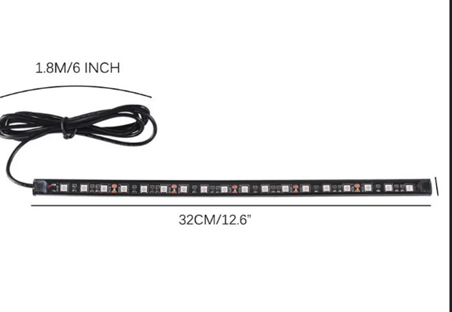 2 個 30 センチメートル 12 ボルト LED ストリッ - Fishing Boat Trailer のレビューと価格