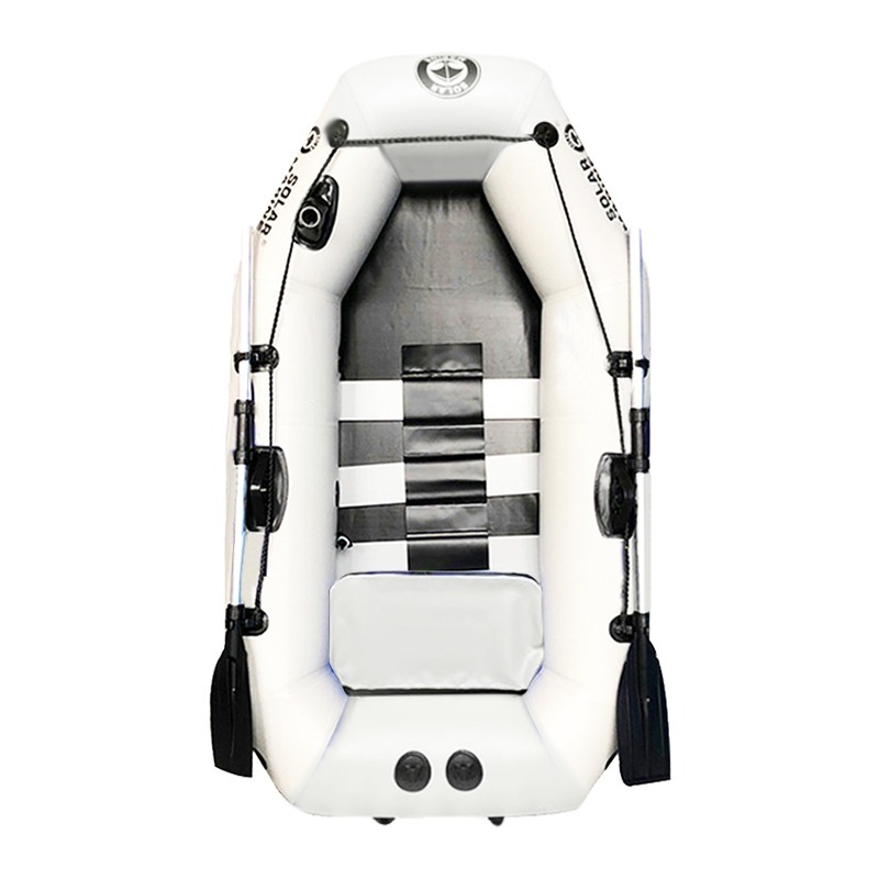 1人乗り釣り用ボート格安インフレータブルローイングカヤックポ - Fishing Boat Oar のレビューと価格