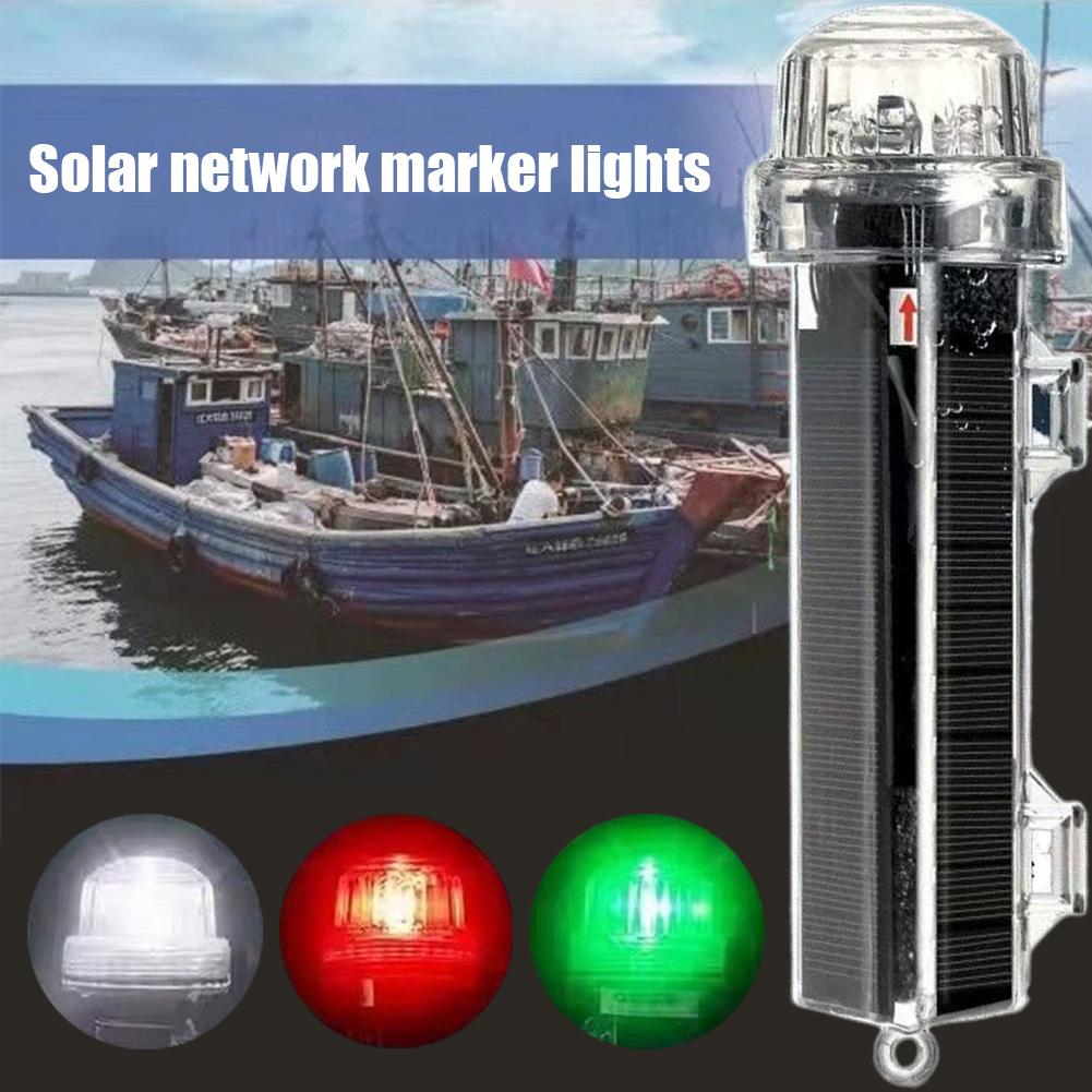 ソーラーオーシャンシグナルライト航海信号灯防水フラッシュLE - Fishing Boat Trailer のレビューと価格